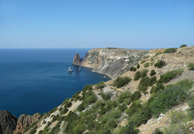 Widok na Morze Czarne Widok na Morze Czarne