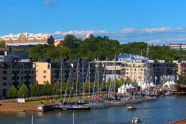 Finlandia | Rzeka Aura w Turku