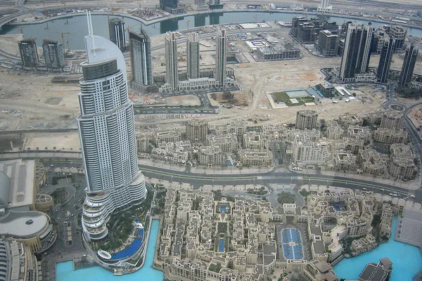 Dubaj | Widok na Dubaj z Burdż Chalifa Dubaj | Widok na Dubaj z Burdż Chalifa