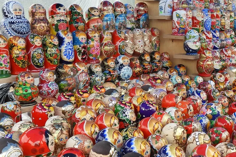 Rosja | Pamiątki z Rosji – w roli głównej oczywiście matrioszki