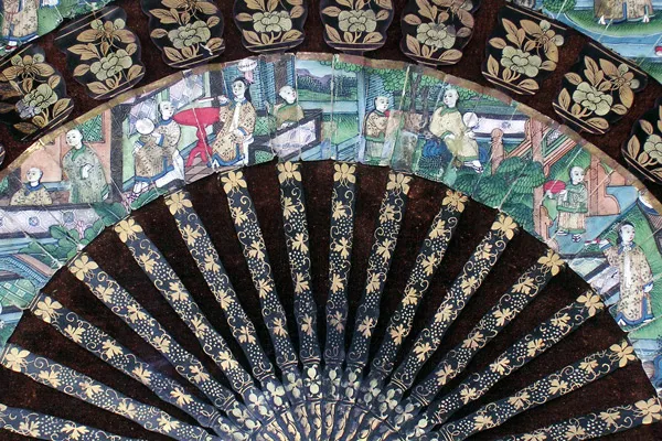 Chiny | Starożytny chiński wachlarz Chiny | Starożytny chiński wachlarz