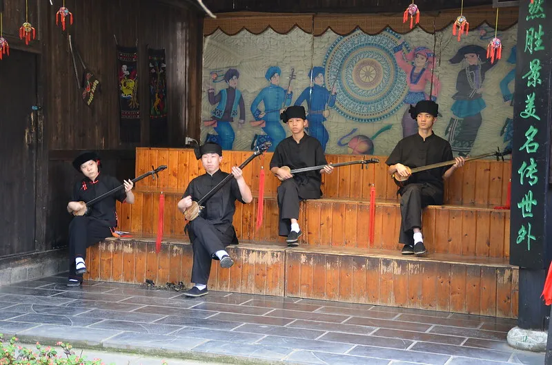 Chiny | Grajkowie z Lijiang Chiny | Grajkowie z Lijiang