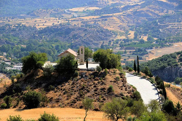 Cypr | Górska droga w Troodos Cypr | Górska droga w Troodos