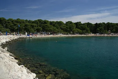 Plaża Dražica (Drazica) w miasteczku Biograd na Moru