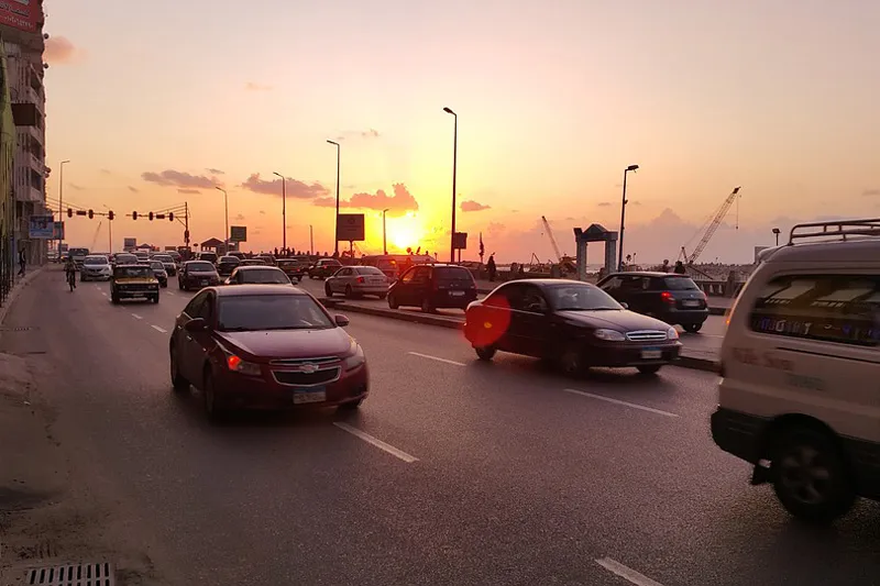 Egipt | Ruch uliczny w Aleksandrii