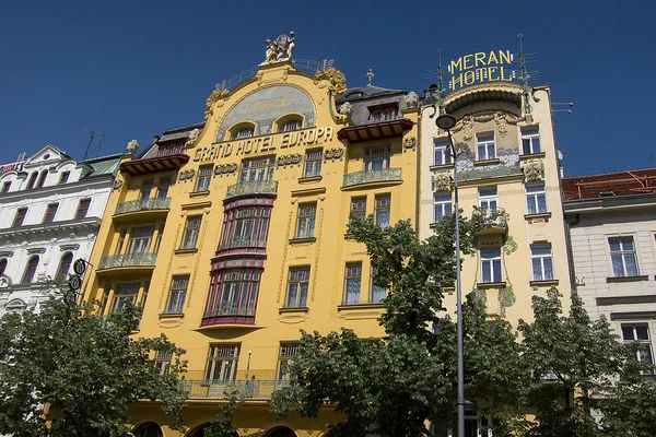 Praga | Widok na hotel Europa Praga | Widok na hotel Europa