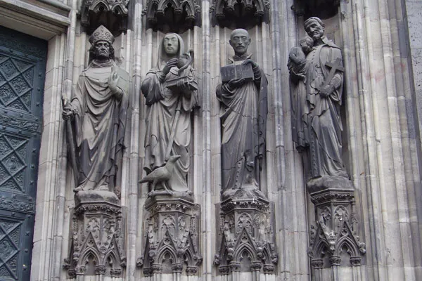 Niemcy | Katedra w Kolonii - detal architektoniczny Niemcy | Katedra w Kolonii - detal architektoniczny