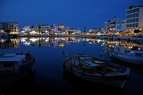 Kreta | Ajos Nikolaos nocą