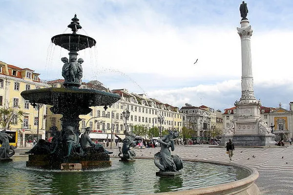 Portugalia - Lizbona | Baixa - Praca Dom Pedro IV Portugalia - Lizbona | Baixa - Praca Dom Pedro IV