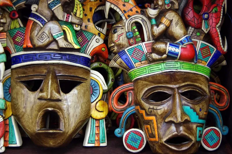 Meksyk | Drewniane maski