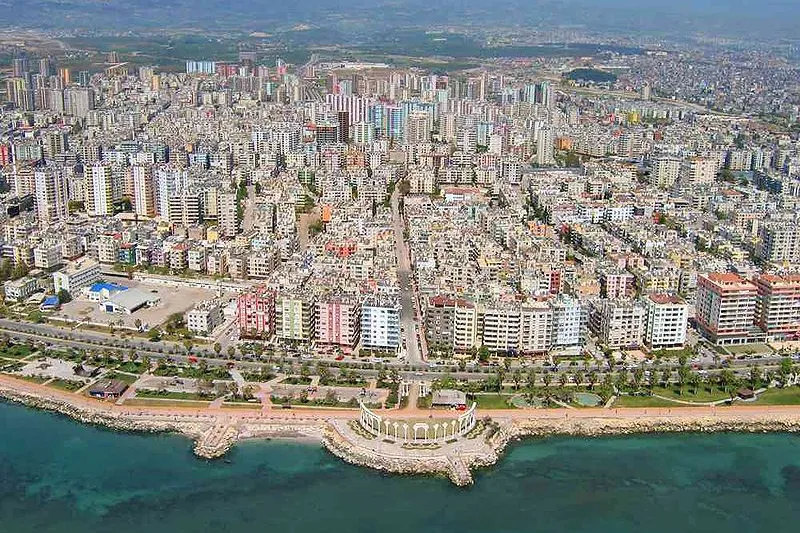 Turcja | Mersin z lotu ptaka