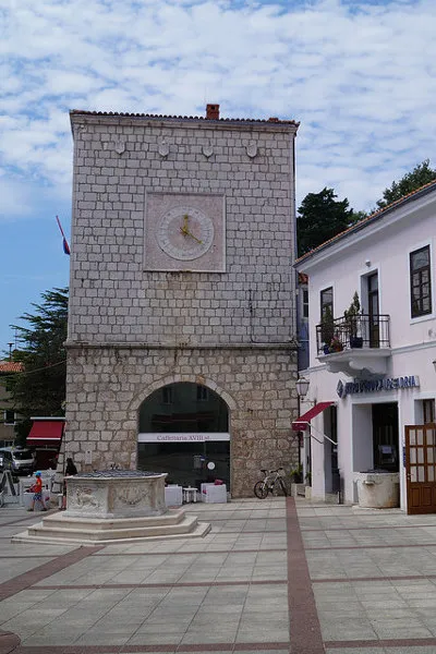 Chorwacja | Ratusz miejski w Krk Chorwacja | Ratusz miejski w Krk