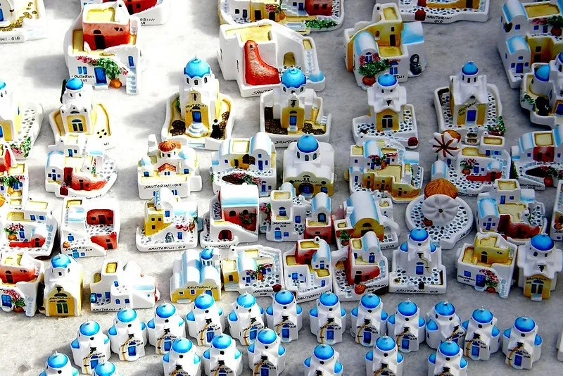 Santorini | Gipsowe figurki prosto z Santorini