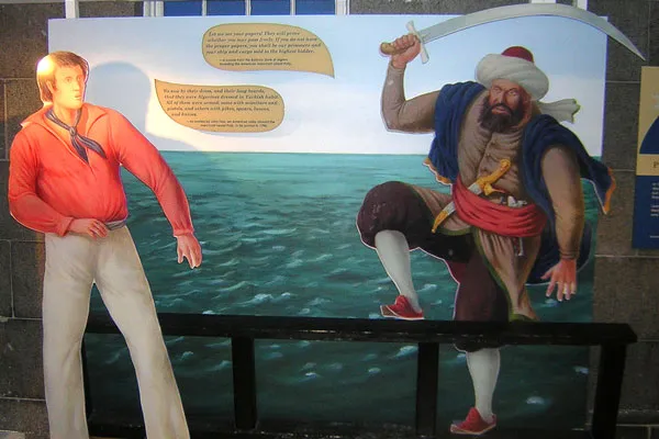 Tunezja | A tak wyglądali słynni morscy opryszkowie – element wystawy poświęconej berberyjskim piratom (Boston w stanie Massachusetts) Tunezja | A tak wyglądali słynni morscy opryszkowie – element wystawy poświęconej berberyjskim piratom (Boston w stanie Massachusetts)