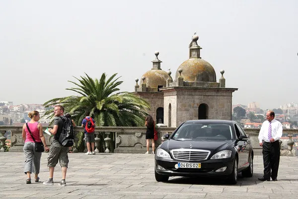 Portugalia | Porto - parking pod palmami Portugalia | Porto - parking pod palmami