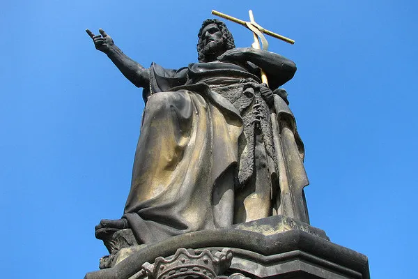 Praga | Jeden z pomników na moście Karola Praga | Jeden z pomników na moście Karola