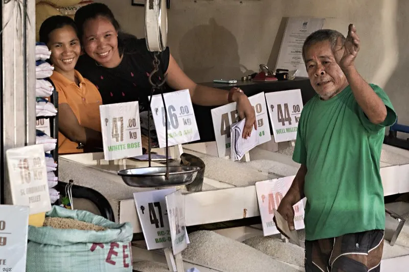 Filipiny | Sprzedaż ryżu na Filipinach