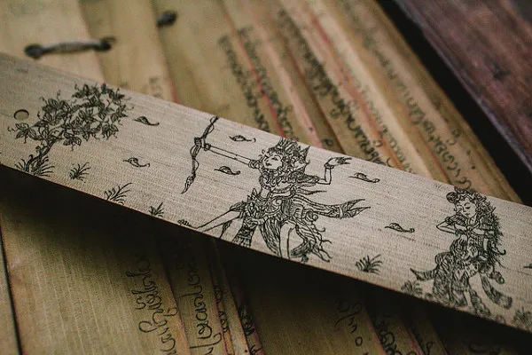 Bali | Lontar w Muzeum Gedong Kirtya