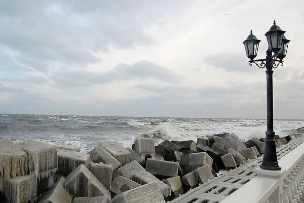 Ukraina | Styczniowe krajobrazy Odessy raczej nie nastrajają do kąpieli Ukraina | Styczniowe krajobrazy Odessy raczej nie nastrajają do kąpieli