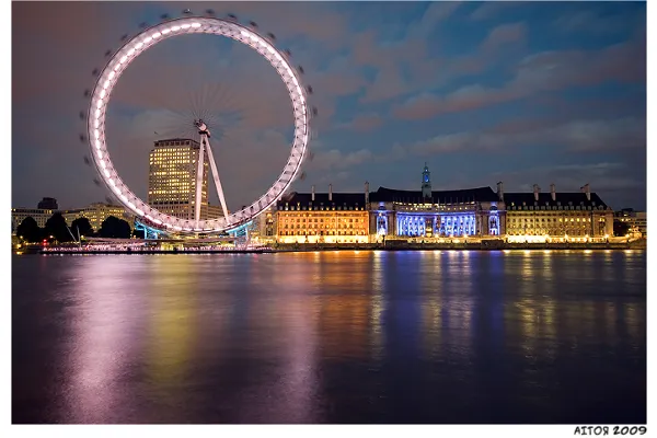Londyn | Widok na London Eye Londyn | Widok na London Eye