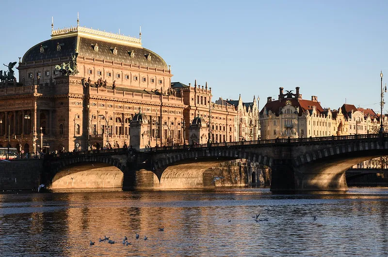 Praga | Widok na Teatr Narodowy Praga | Widok na Teatr Narodowy
