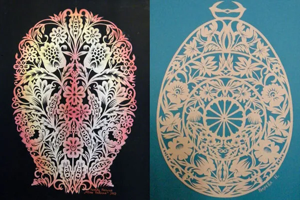 Ukraina | W XIX wieku wycinanki stały się popularną ozdobą ukraińskiego domu Ukraina | W XIX wieku wycinanki stały się popularną ozdobą ukraińskiego domu