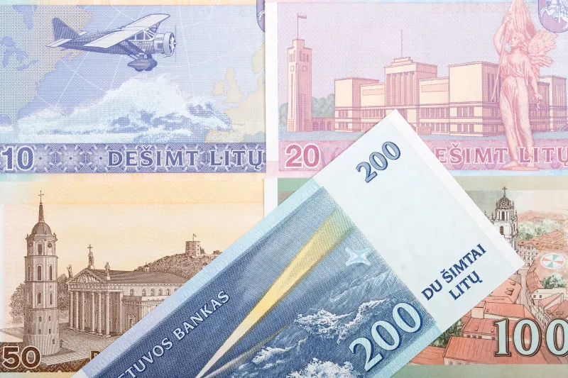 waluta Litwy Lit litewski