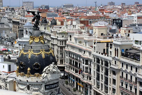 Madryt | Widok z Círculo de Bellas Artes Madryt | Widok z Círculo de Bellas Artes