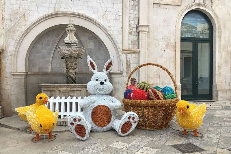 Chorwacja | Piękne wielkanocne dekoracje w Dubrovniku Chorwacja | Piękne wielkanocne dekoracje w Dubrovniku