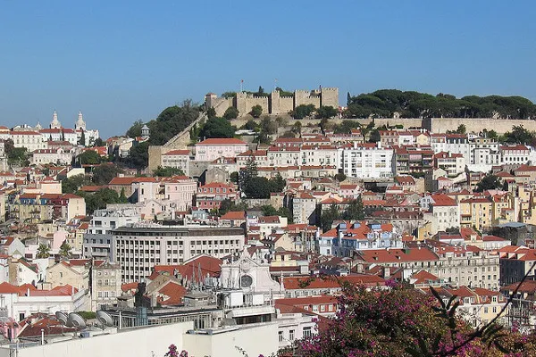 Portugalia | Widok na Zamek św. Jerzego Portugalia | Widok na Zamek św. Jerzego